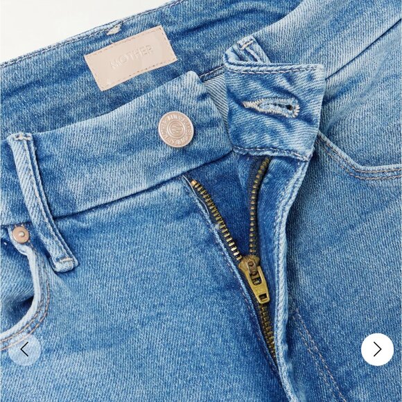 NWT Mother Denim - The Roller mid-rise wide-leg jeans - Picture 5 of 7